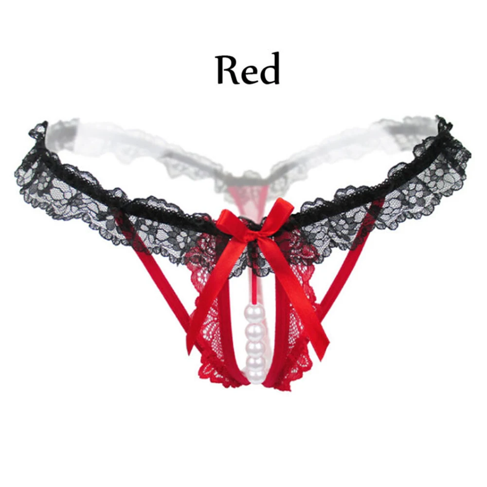Womens Teasing Lace Thong