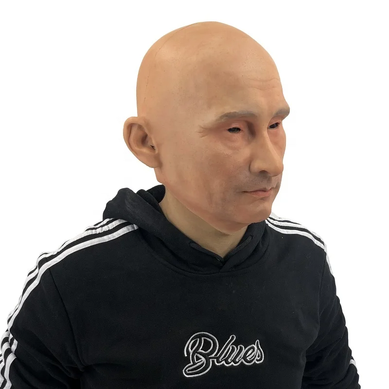 Реалистичные президент Владимир Путин костюмная Маска Косплей вечерние Силиконовые Мужская маска