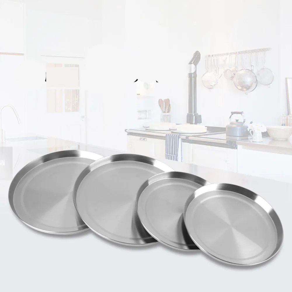 

4Pcs/Set Stainless Steel Kitchen Stove Top Covers Burner Round Cooker Protection Kitchen Cookware Cover Lid Cooking Tool