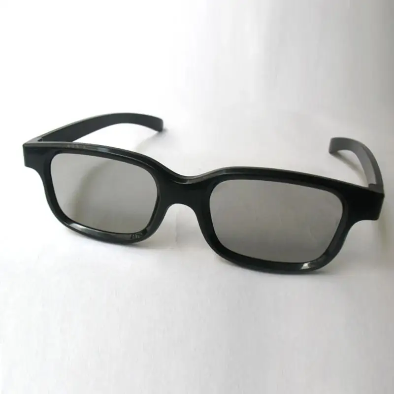 1Pair Polarized 3D Glasses Black Frame For Dimensional Anaglyph Movie Game DVD LCD Video Game Theatre Circular 1Pair Polarized 3D Glasses Black Frame For Dimensional Anaglyph Movie Game DVD LCD Video Game Theatre Circular