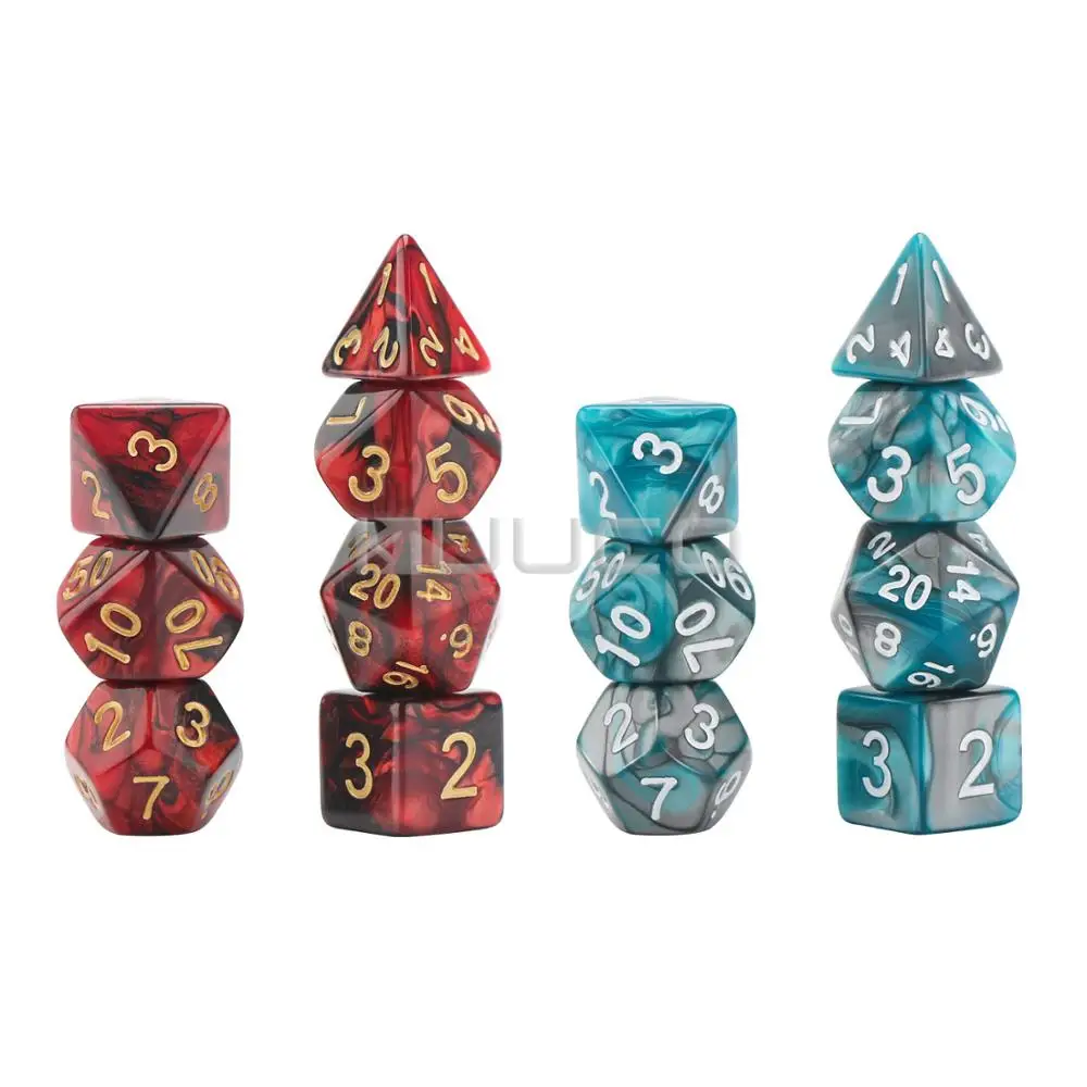 70 PCS/LOT Dice Set/Gadget/Multi-Sided /entertainment toy for Dungeons/Dragons/Tabletop Games/RGP and DND Games etc | Дом и сад