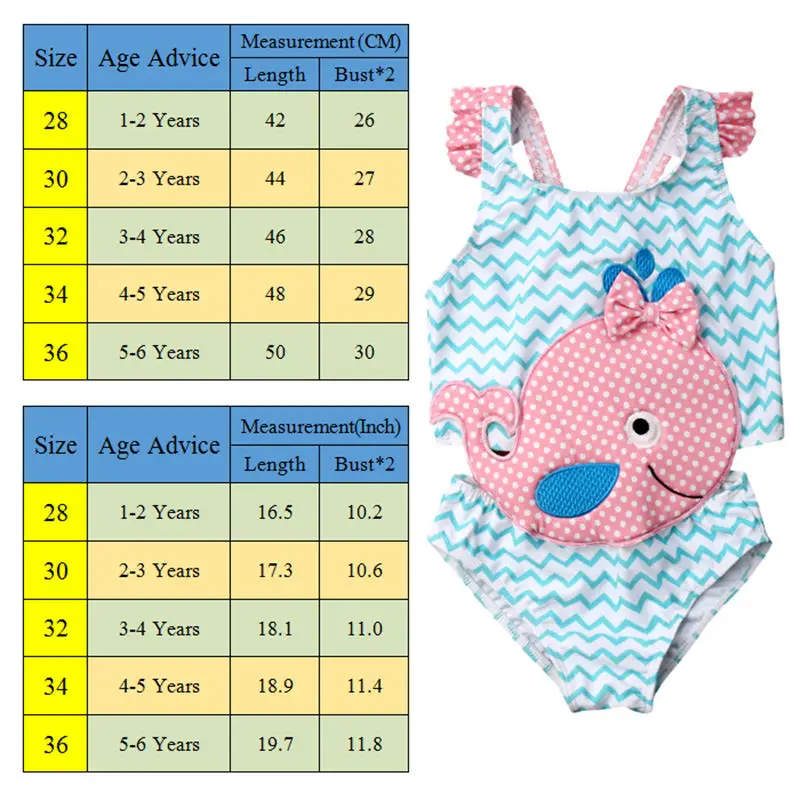 Kids Swimwear Baby Girl Swimsuit Bowknot One-Piece Goldfish Jumpsuit Bathing Suit Summer Toddler Children Beachwear