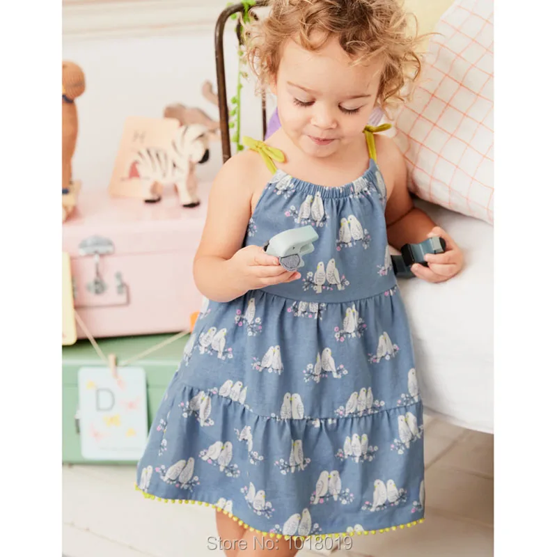 

Kids Dress Baby Girl Clothes Summer Quality 100% Combed Cotton Baby Girls Dress Brand New 2019 Children Clothing Bebe Dress Kids