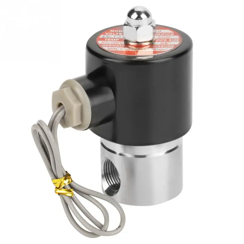 DC 12V G3/8" Stainless Steel 304 Normally Electric Solenoid Valve