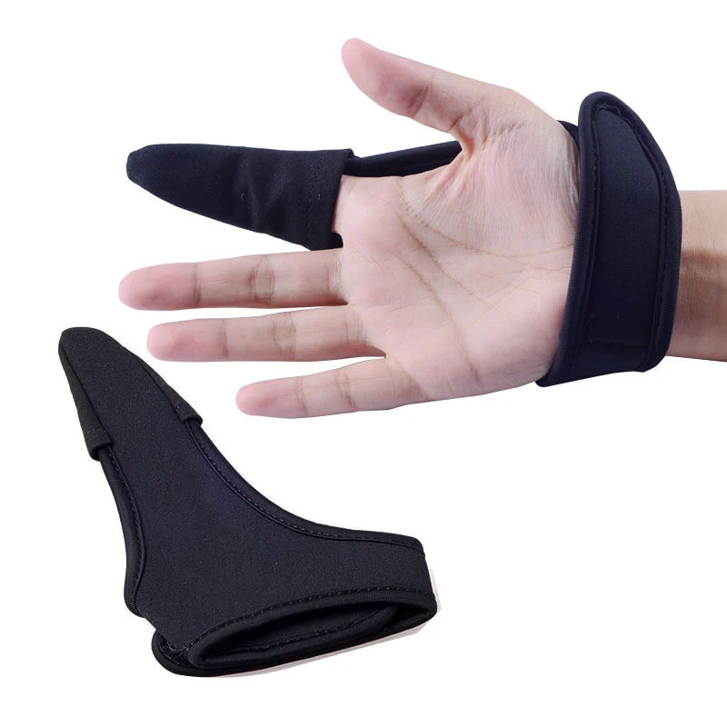 Черные анти-Резные Перчатки для ловли на один палец дышащие защитные перчатки для охоты Нескользящие перчатки для серфинга рыболовные инструменты