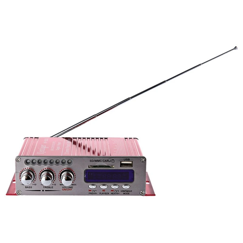 Kentiger Hy 502S 2 канальный Bluetooth Hi Fi стерео усилитель мощности Super Bass с пультом