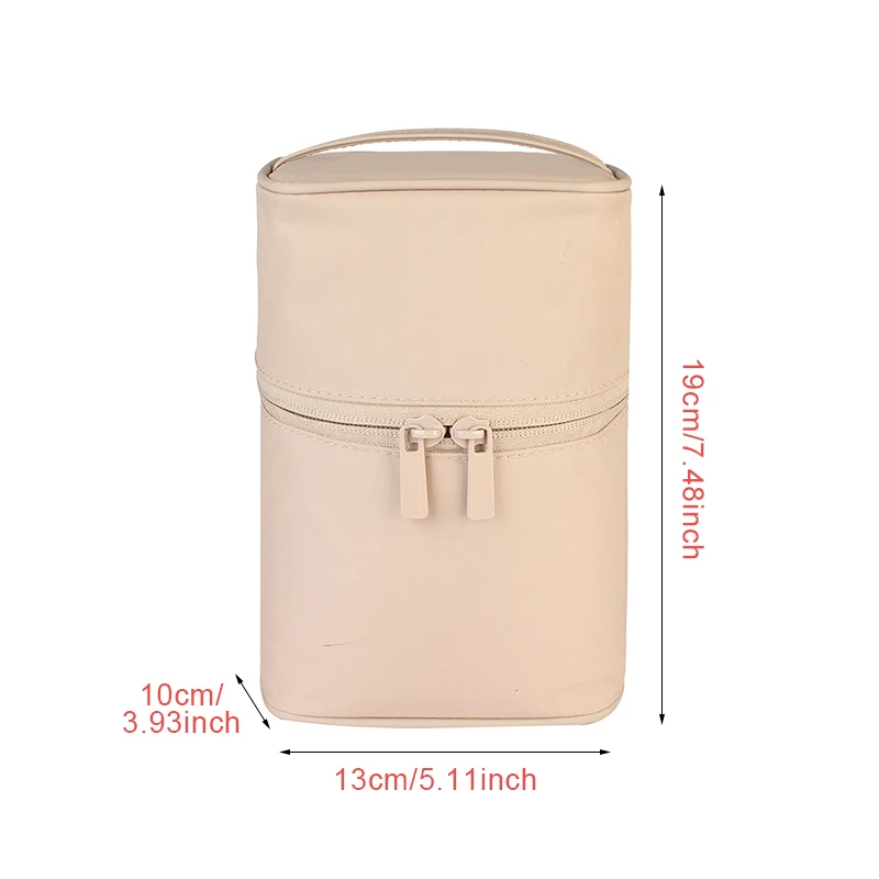 النساء برميل على شكل التجميل حقيبة حافظة للمكياج سستة الجمال غسل مربع أدوات الزينة المنظم التجميل اللازمة إكسسوارات السفر