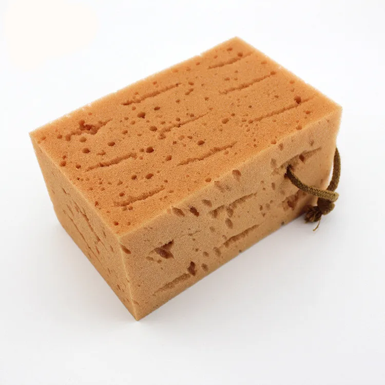 

4 Pcs Car Wash Soft Honeycomb Sponge Auto Cleaning Dust Tool-Goldenrod