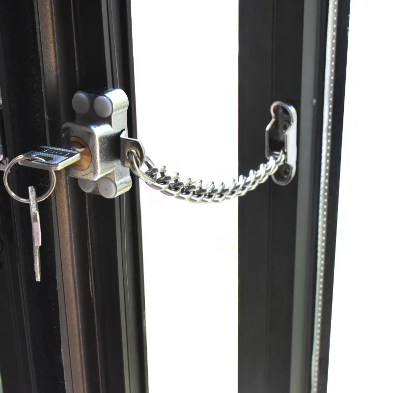 

Stainless Steel Anti-Thief Door Chain High Security Copper Core Key Hole Safety Door Chain Bolt / Latch / Lock Protecting Home