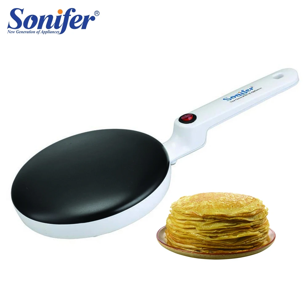 Electric Crepe Maker Pizza Pancake Machine Non stick Griddle baking pan