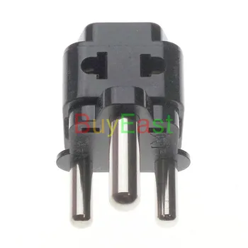 

10 X South Africa Travel Adapter Type M Large 15 amp BS 546, 2 Port Multi Outlet Black Color