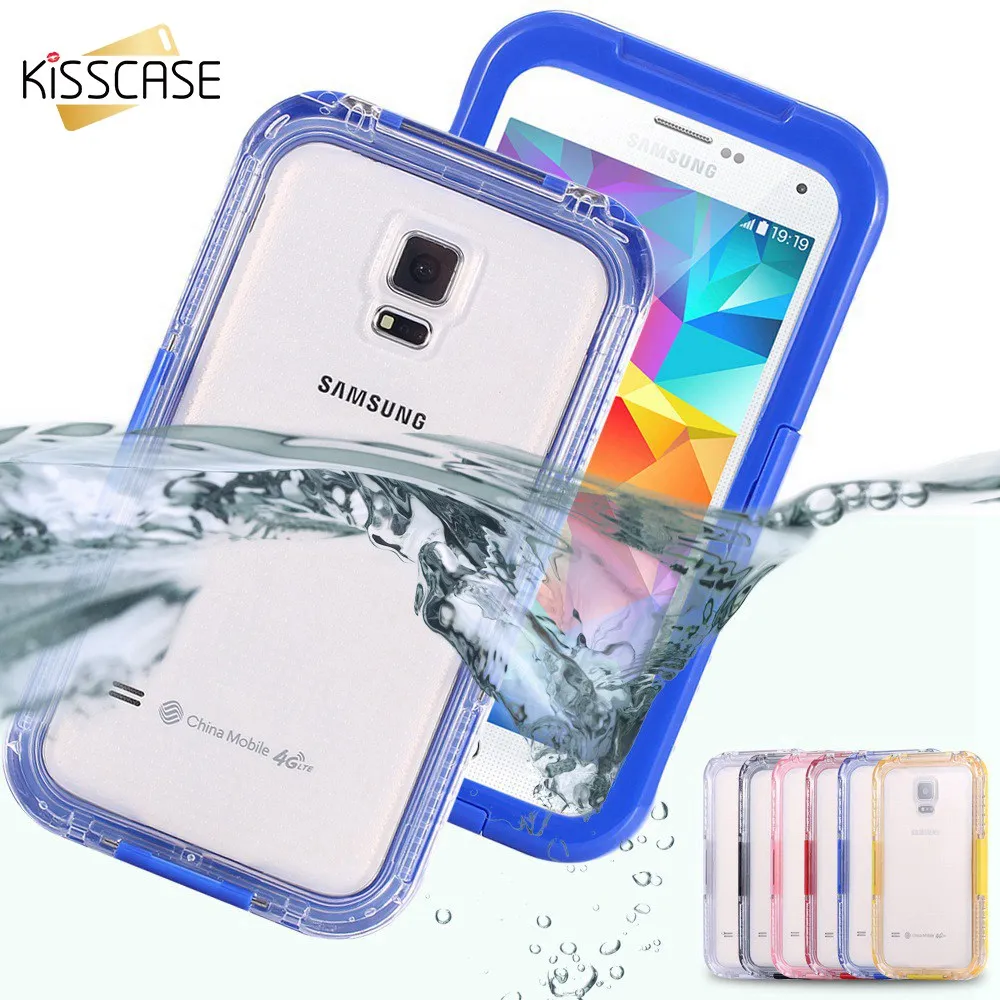 KISSCASE водонепроницаемый чехол для Samsung S6 S7 Edge Note 4 5 Чехлы S3 S4 S5 Чехол телефона Galaxy S8