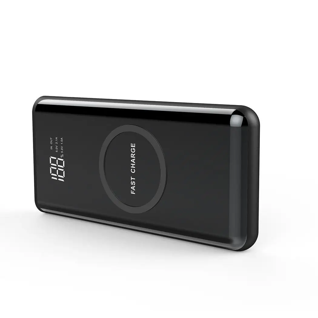 Wireless 10000mAh charging Power Bank External Battery Portable Mobile Backup Powerbank Charger for Android