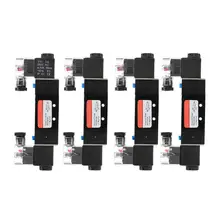 G1/" соленоид 4V220-08 2 позиции 5 порт пилот-управляемый электромагнитный воздушный клапан