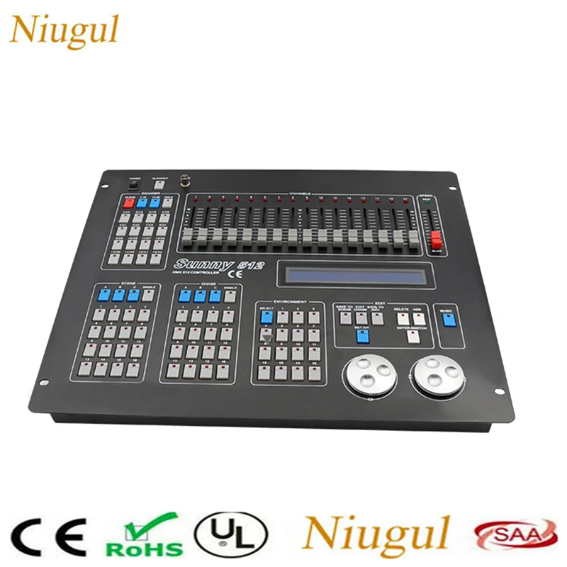 

Sunny 512 DMX DJ Controller/384 DMX Controller/DMX Console DJ Equipment For LED Stage Lighting Effect LED Par Moving Head Lights