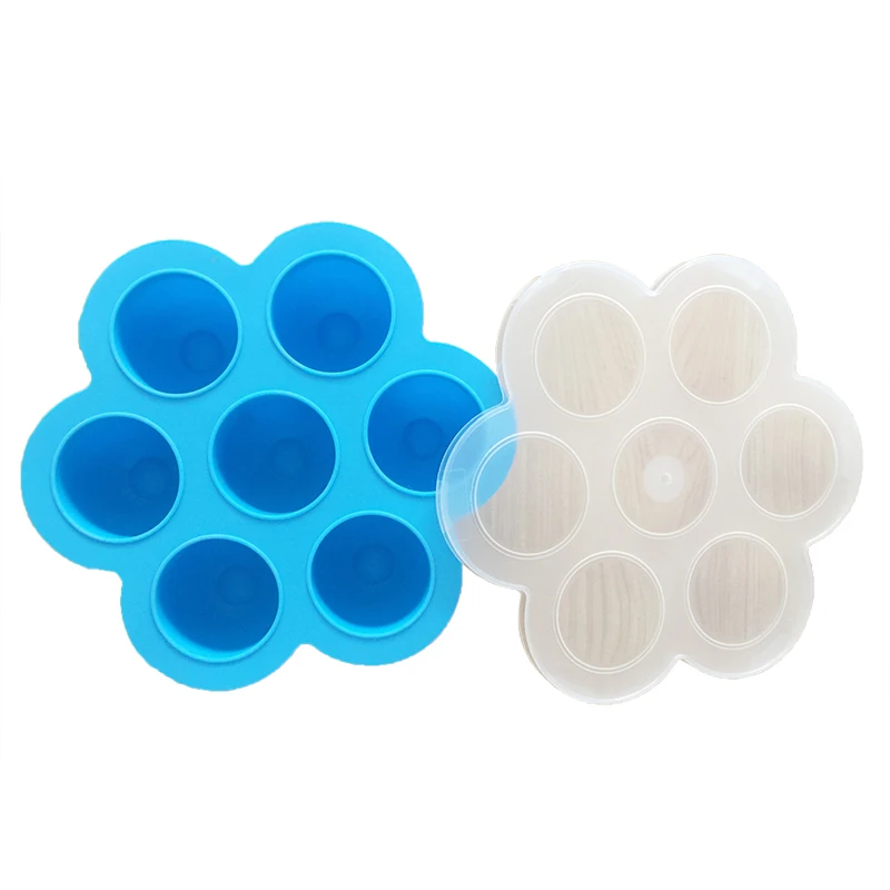 

New Baby Food Freezer Tray with Spoon Best Multiportion Food Storage Container For Homemade Baby Food Purees And BreastMilk