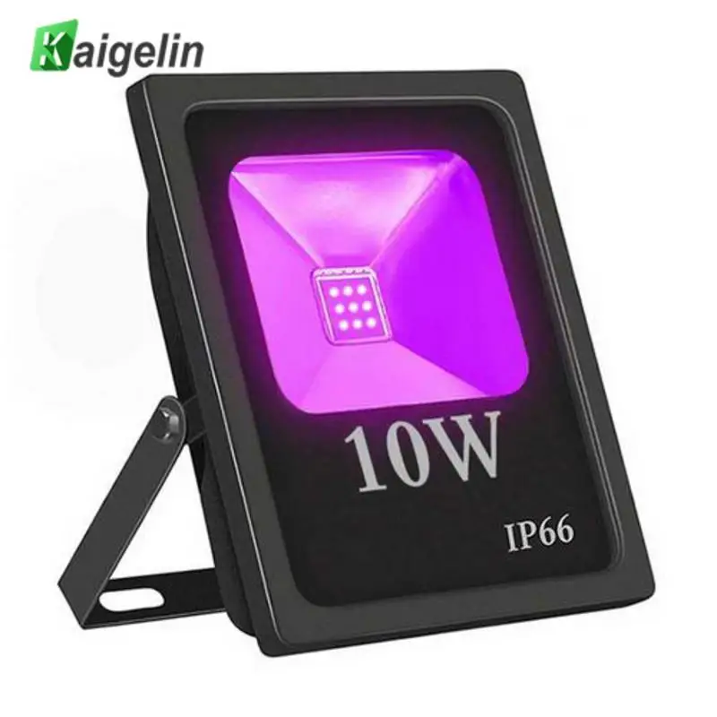 

10W UV LED Floodlight IP66 Waterproof AC85-265V UV Flood Light Blacklights for DJ Disco Night Club KTV Stage Lighting Effect Hot