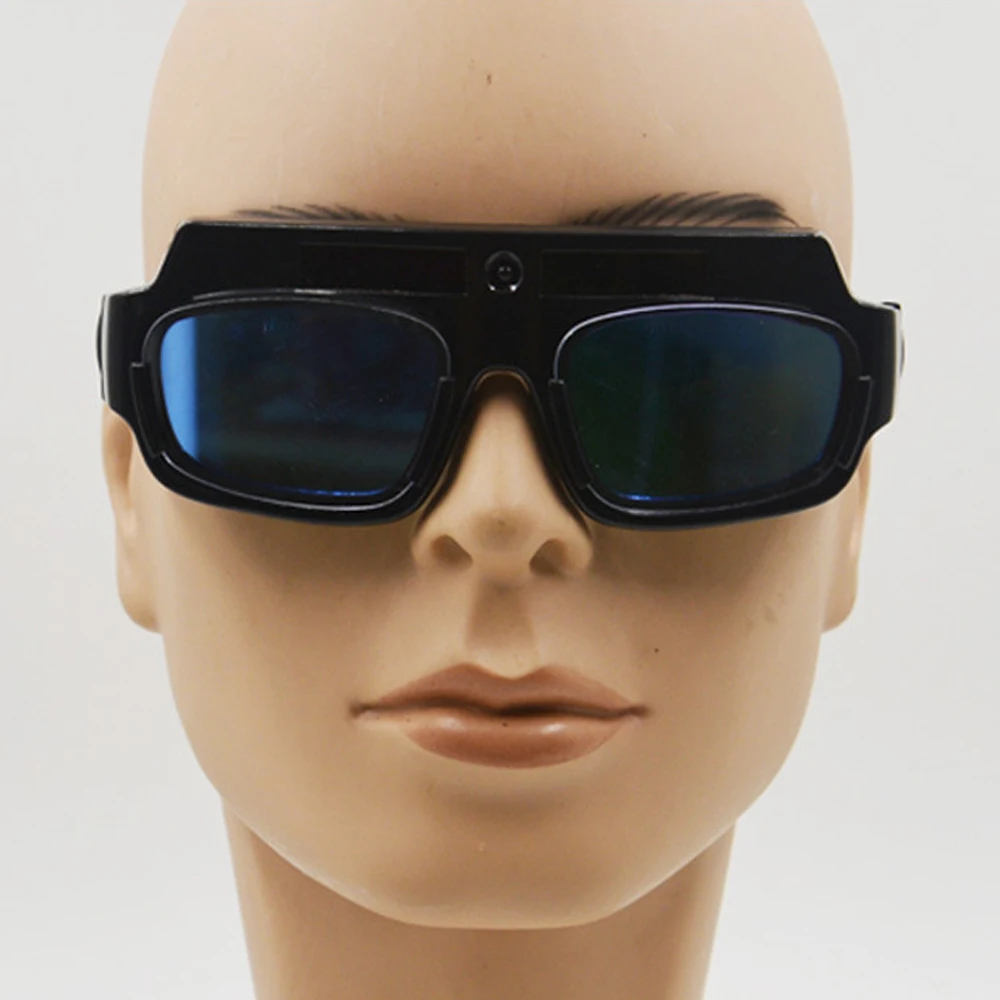 

Welding Goggle Solar Powered Auto Darkening Mask Helmet Welder Glasses PC Lens Eye Goggles for Welding Protection