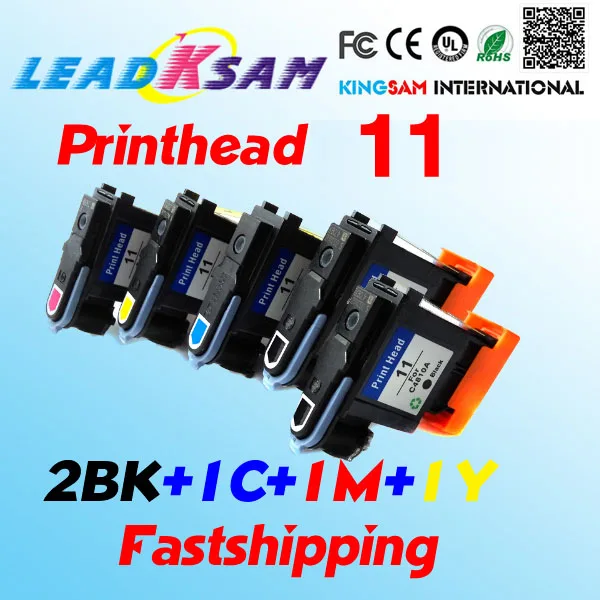 5x fastshippingcompatible for hp 11 designjet 500 500ps 510 800 800PS -in Ink Cartridges from
