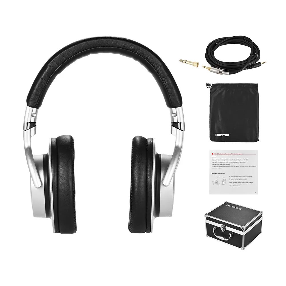 

TAKSTAR PRO 82 Professional Studio Dynamic Monitor Headphone Headset Over-ear for Recording Monitoring Music with Case
