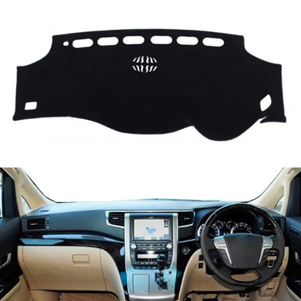Leather Car DashMat Dash Cover Sun Visor Shade Dashboard Mat Non-Slip Interior Protector Pad For Toyota Alphard 2008-2017 | Автомобили и