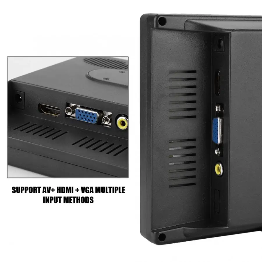 

7 Inch Portable Monitor 1024x600 Multi-function Display Support HDMI/VGA/AV Input on sale