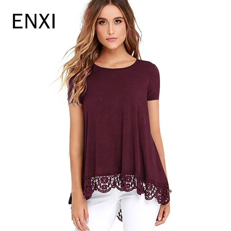 

ENXI Summer Maternity T Shirt Women Tops For Maternity Sold Tops Sexy Women Tshirt O-Neck Maternity Tshirt