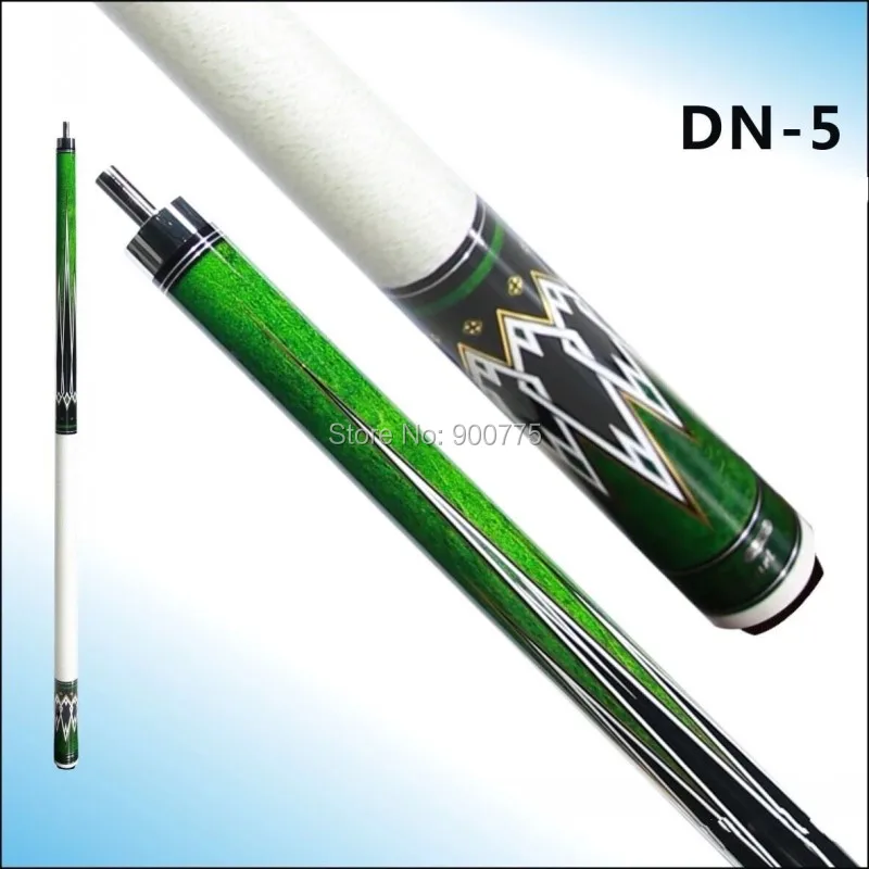 

USA FURY Pool Cue stick DN series Model DN-5 Green Billiard HTE shaft +Irish linen wrap on butt billiard green paint