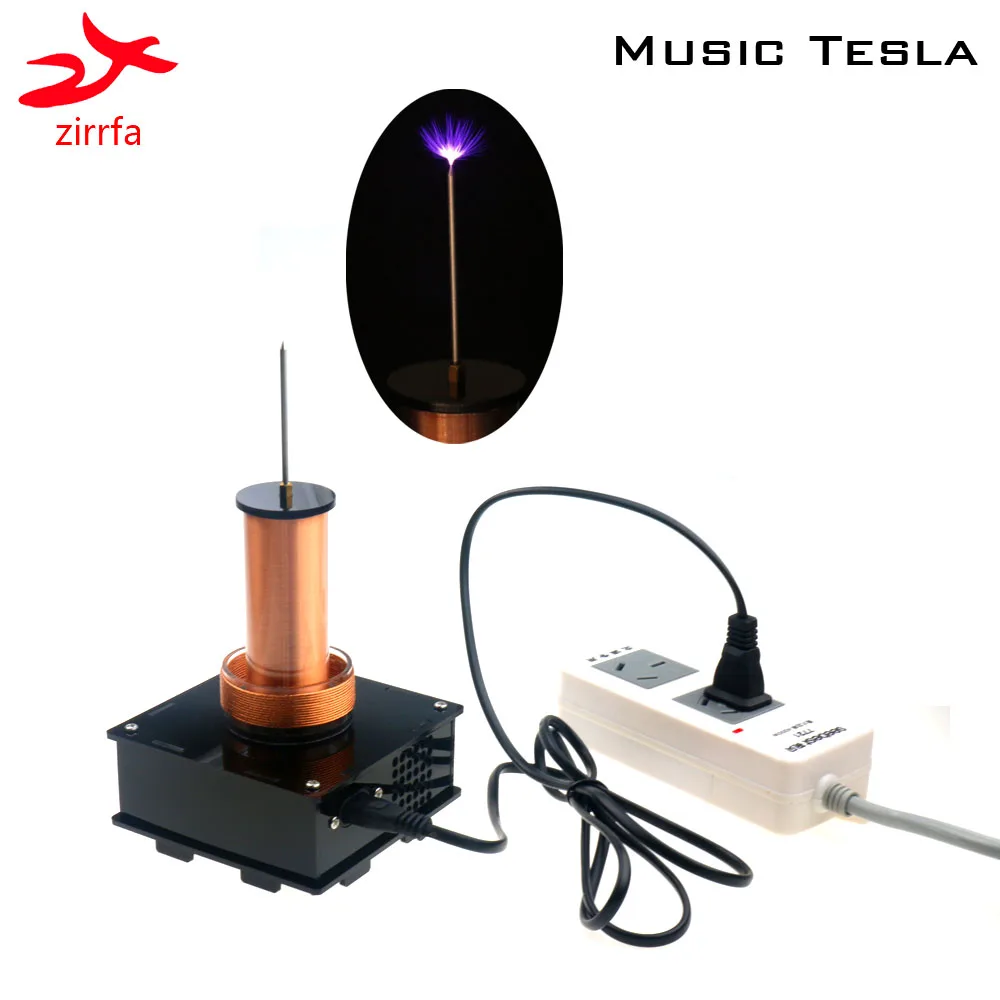 Beste 2019 Nieuwe muziek Tesla Coil Draadloze Transmissie Muziek plasma luidspreker, Tesla Coil, Afgewerkt elektronische diy kit