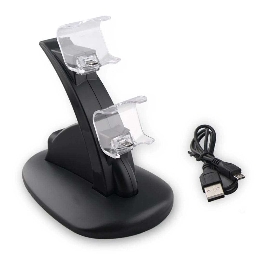 

JABS For PS4 Accessories PS4 Dual USB Charger Docking Station Stand for Playstation 4 Game Controller Stand Holder Black Charg