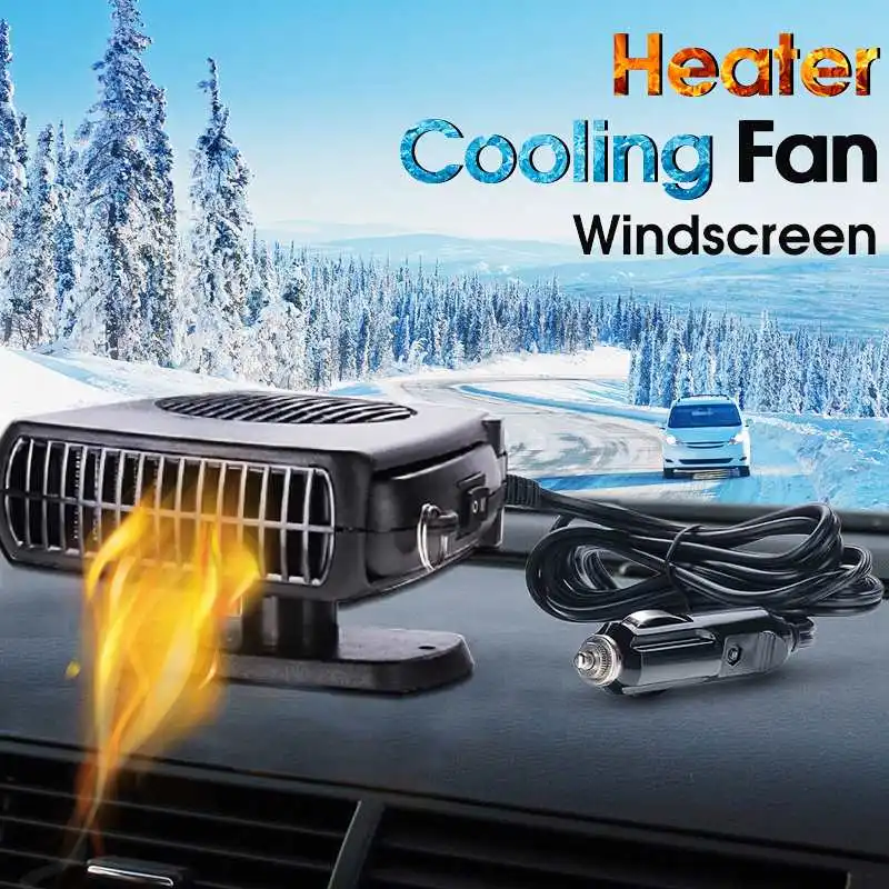 2 в 1 Авто нагреватель Отопление Вентилятор охлаждения Defroster Demister DC 12 В 150 Вт для автомобиля портативный терморегулятор