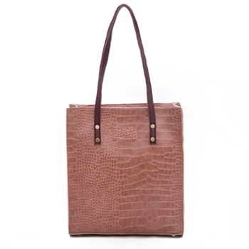 

Casual Totes Women Leather Handbag Fashion Shoulder Bag Designer Brand Women bag Crocodile pattern Messenger Bags For Lady