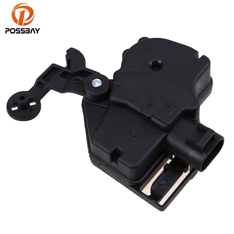 POSSBAY Black Anti Theft Device Car Rear Liftgate Lock Unlock Actuator