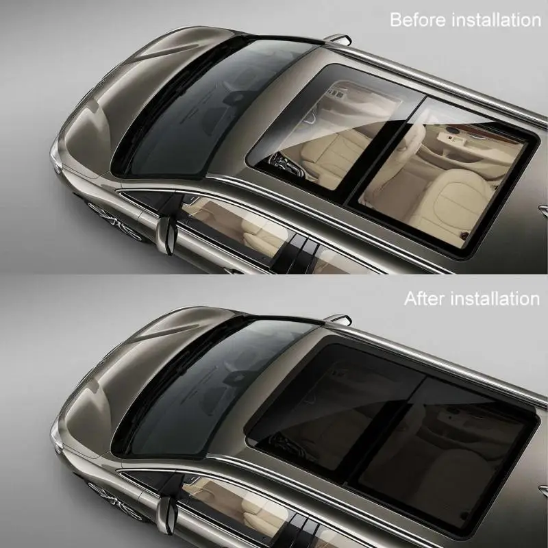 VODOOL Car Exterior Accessories 24x60in Gloss Vinyl Car