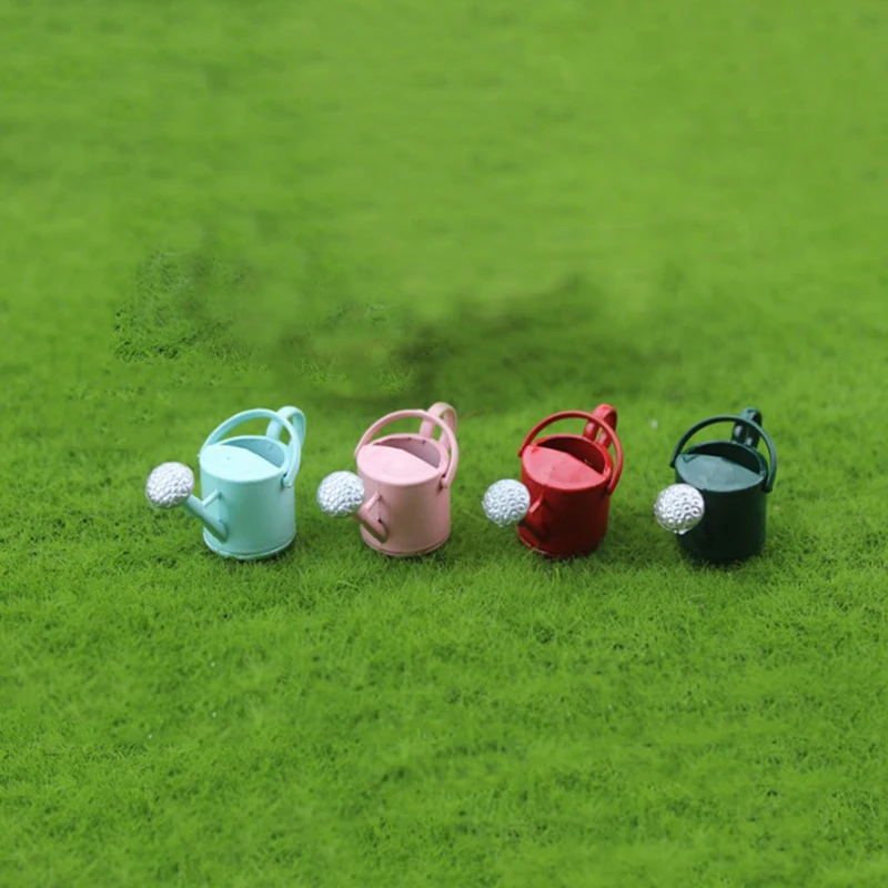 

1 Pc Kawaii 1/12 Dollhouse Miniature Accessories Mini Alloy Watering Can Model Simulation Tools Toy for Doll House Decoration