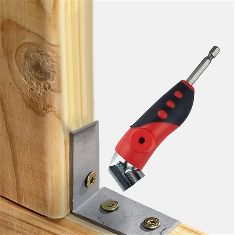 

105 Degree Angle Extension Screwdriver Drill Attachment Set Universal And Durable1/4inch Hex Shank Handle Screwdriver Set