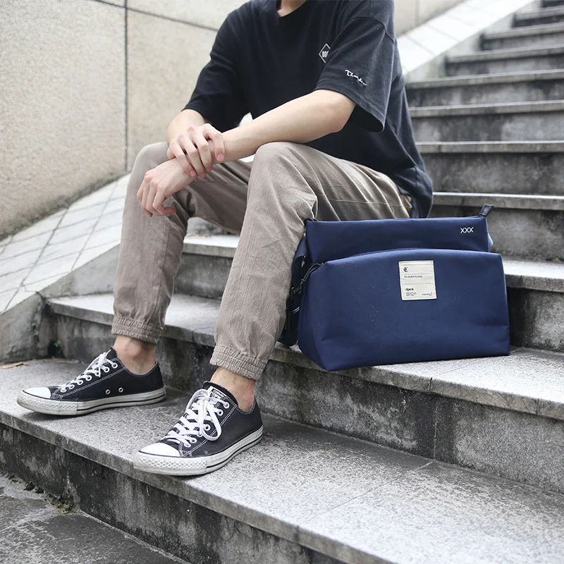 

dpark New Group Series Men's Messenger Bag Men's Fashion Crossbody Shoulder Bag Casual Travel Bag for tablet holding