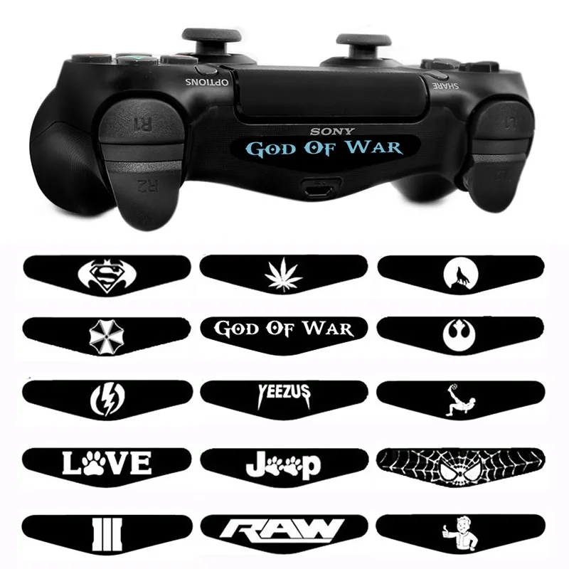 2 шт. виниловые наклейки для игровых приставок Sony PS4 Playstation 4 Dualshock 4|protection ps4|lightbar
