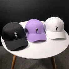 Yeni Dans Michael Jackson Nakış beyzbol şapkası Kavisli Baba Şapka Erkekler Kadınlar Kap Golf Snapback Hip Hop Kapaklar(China)
