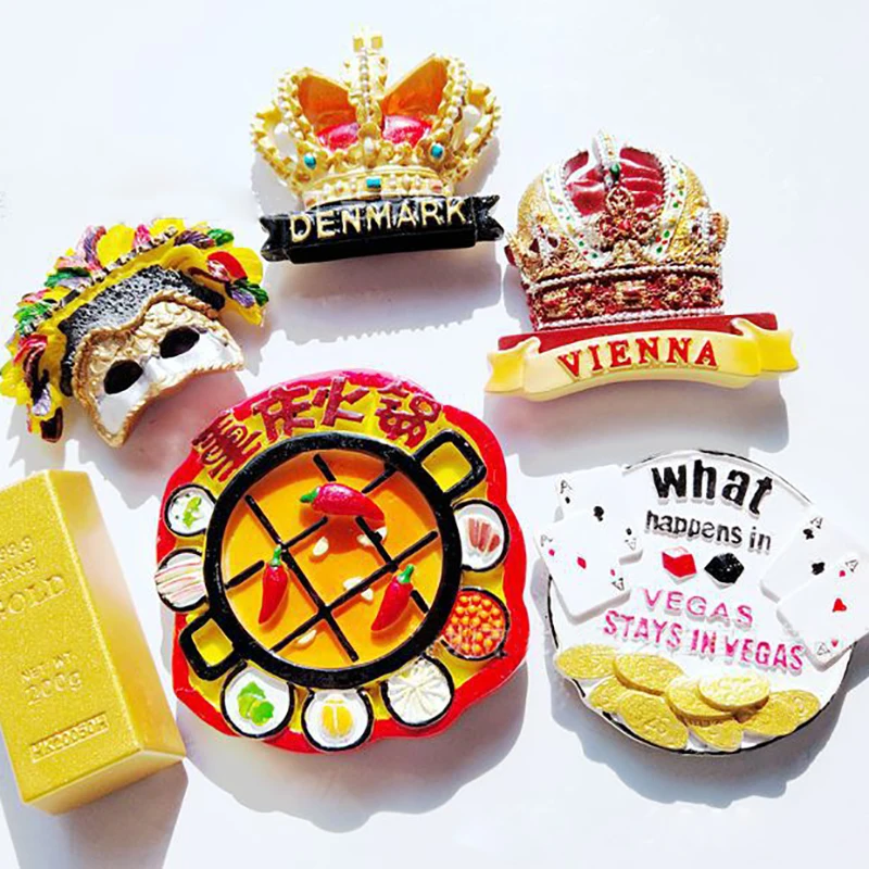 Local Style Scenic Fridge Famous Landscape Refrigerator