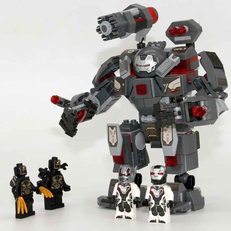 

406pcs New Superheroes Avengers 4 War Machine Buster Building Blocks Compatible LegoINGlys Marvel Avengers Endgame Figures 76124