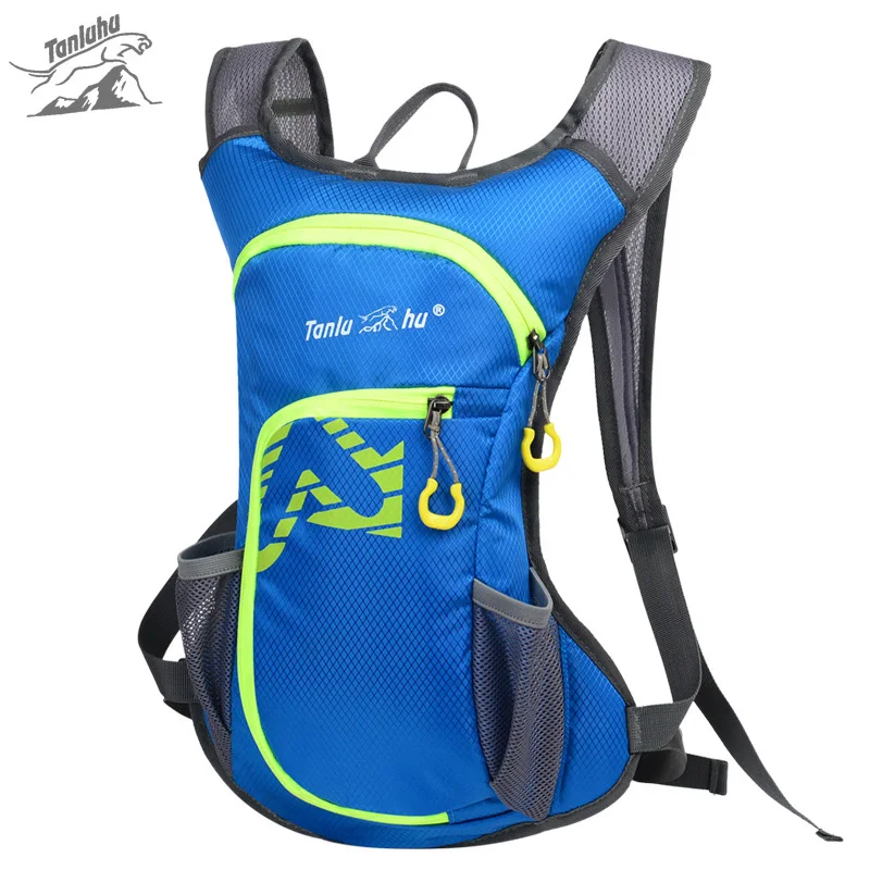 

Tanluhu Waterproof Outdoor Bags Nylon Climbing Hiking Softback Backpack For Men Women Running Cycling Durable Zipper Backpack