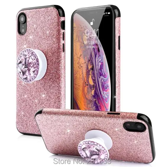 C ku Блестящий Мягкий чехол из ТПУ с бриллиантами для Iphone X XS MAX XR 8 7 PLUS I7 6 6S 5 SE 5S