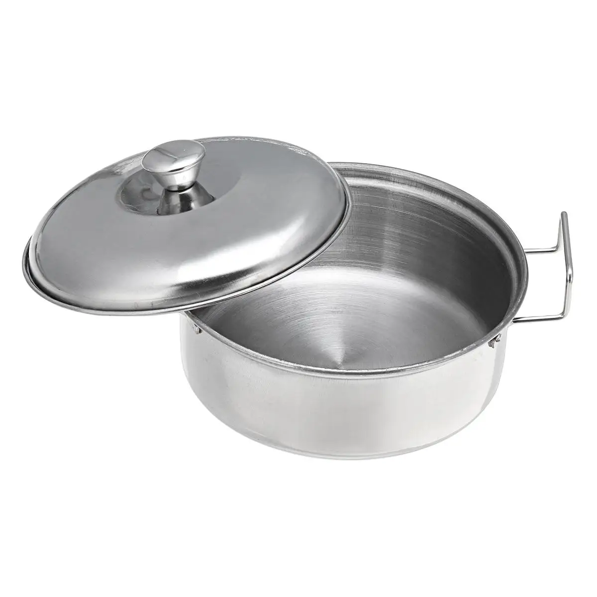 Mini Küche Set Kinder Pretend Spielen Kochen Werkzeuge Set Edelstahl Kochgeschirr Topf Pan Zubehör Küche Spielzeug für Baby Kinder