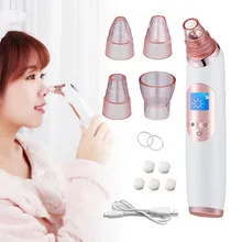Электрический инструмент для удаления угрей, прыщей, удаления пор, пылесос, чашка, уход за кожей лица, горячий холодный компресс, машина для очистки пор