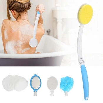 

Multifunctional Folding Long Handle Body Shower Brush Bath Back Cleaning Scrubber