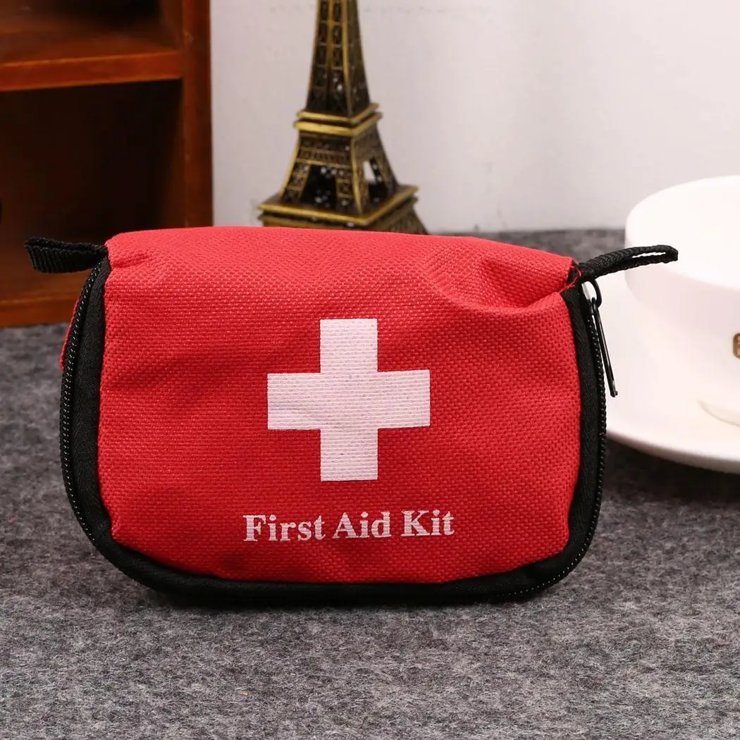 Empty First Aid Kit Small Red Trauma Bag Zip Medical Carry Casein Cooler Bags from Luggage