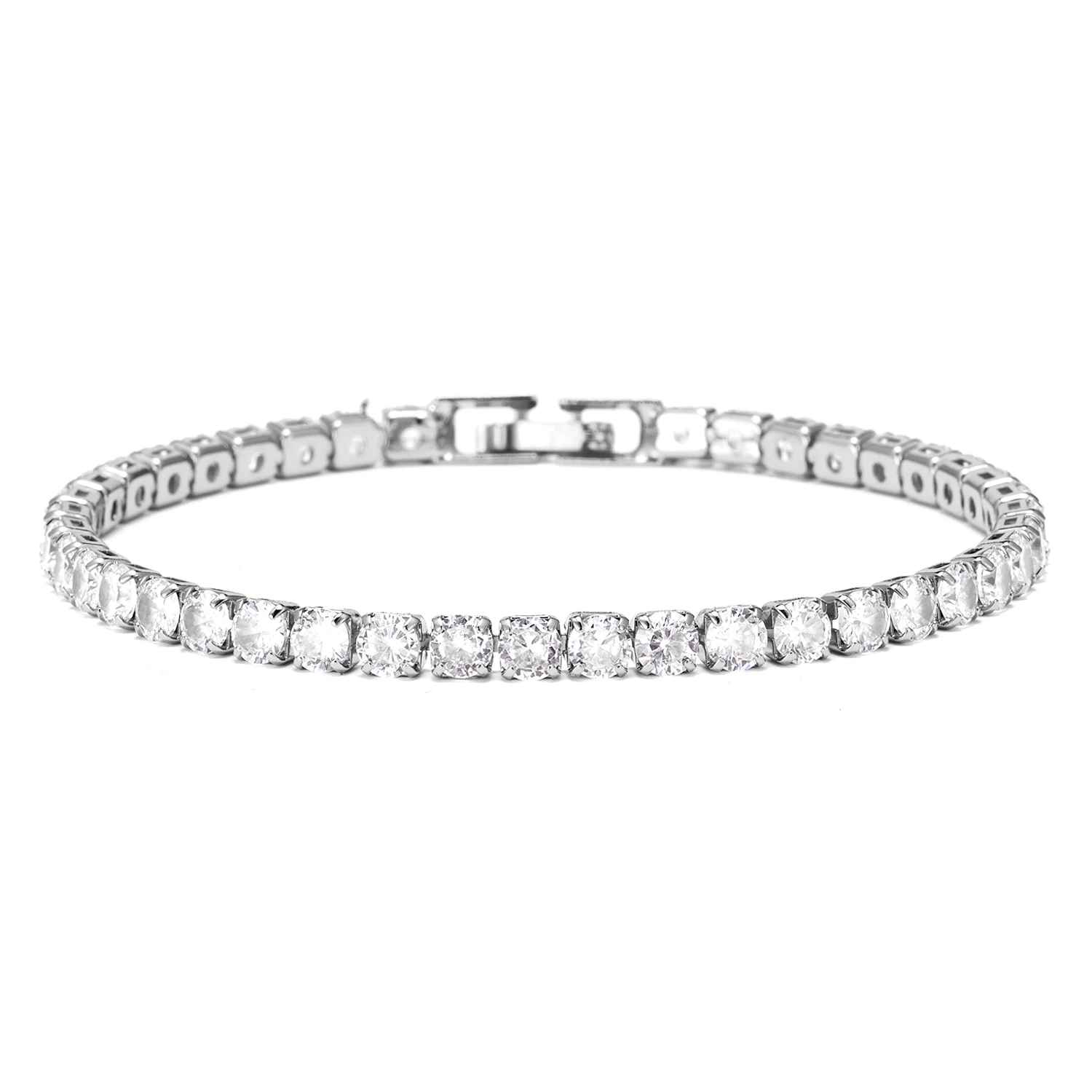 5 Colors Cubic Zirconia Tennis Bracelet & Bangles For Women Christmas