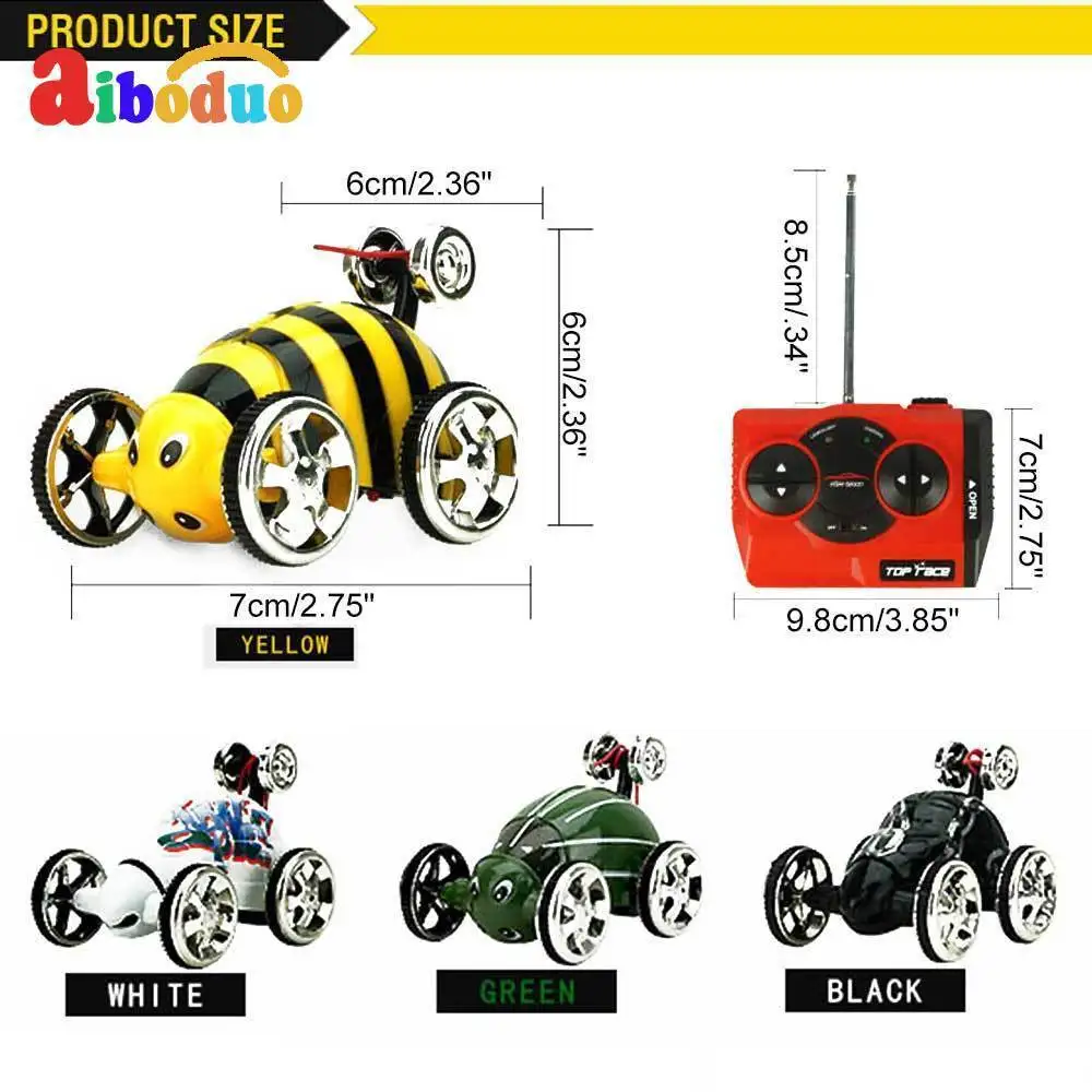 

RC Stunt Car Toys Four-wheel Drive Car 2152B Alloy RC Tipper Beetle Car Children's toys