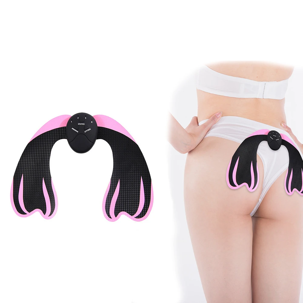 

Pink EMS Hip Trainer Myostimulator ABS Muscle Stimulator Buttock Fitness Lifting Buttocks Toner Trainer Hip Slimming Massager